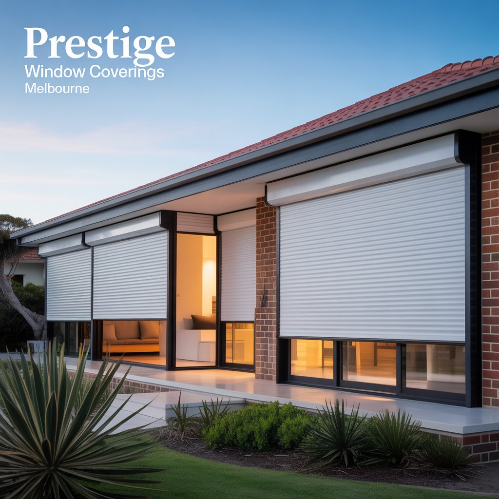 Roller shutter in mount martha by prestige coverings
