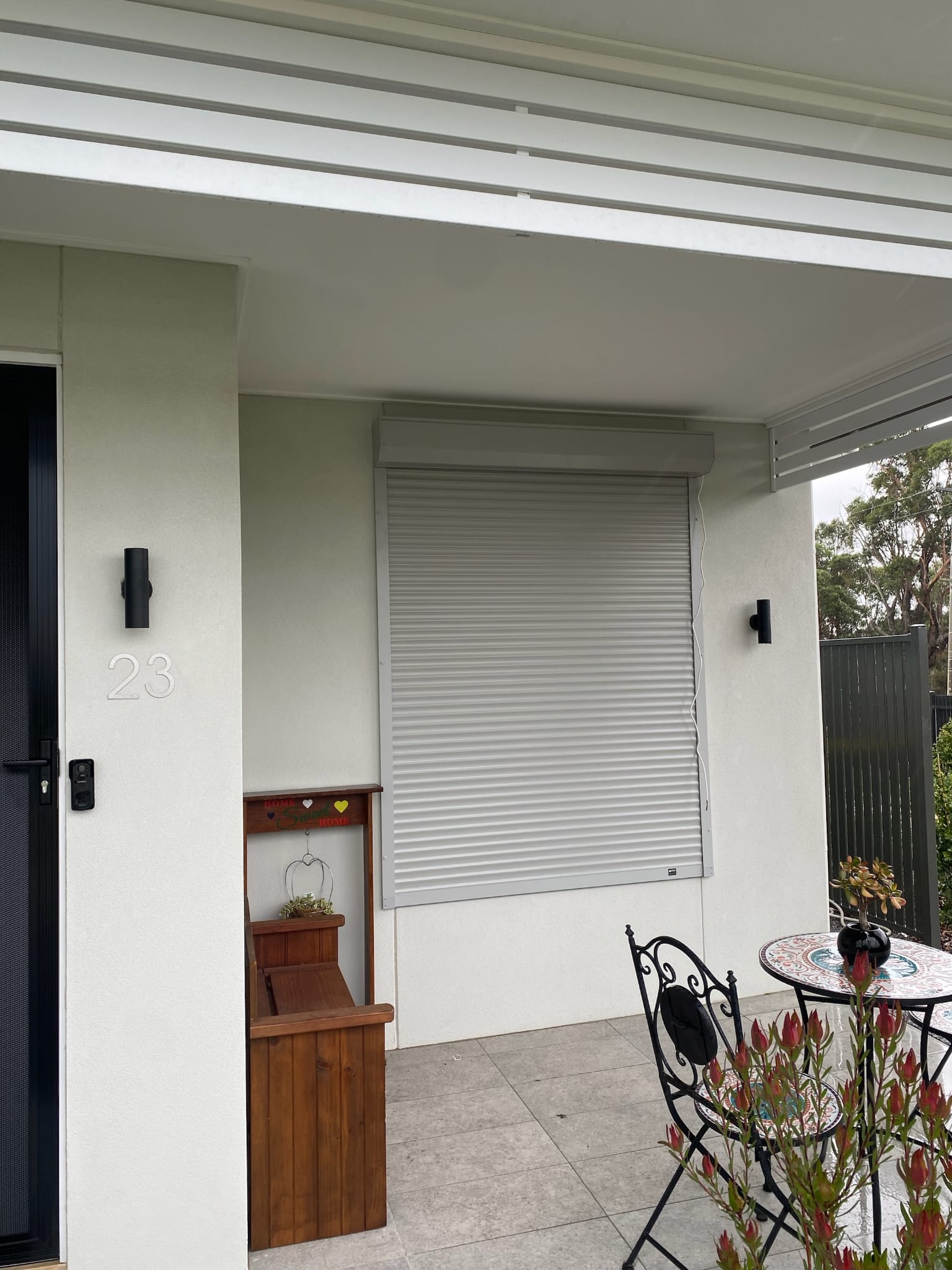 Home window roller shutters